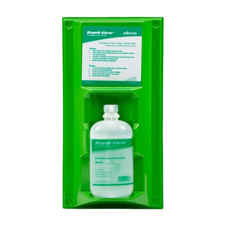 Rapid-Clear Personal Eye Wash, 16 Oz, Single Bottle, FDA Approved